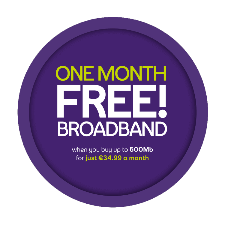 One Month Free Broadband
